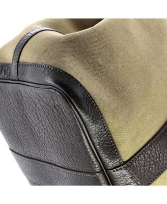 36 Garden Party Tote Toile and Leather