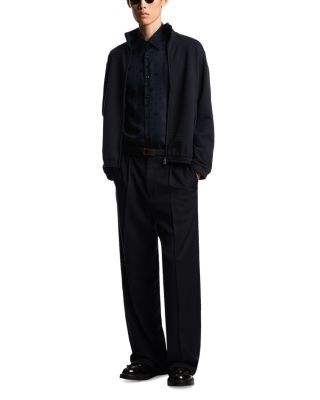 Jacquard Zip Up Sweatshirt