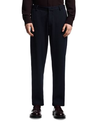 Regular Fit Double Jersey Jacquard Trousers