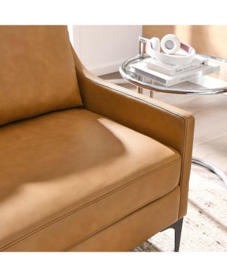 Corland Leather Loveseat