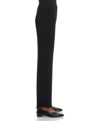 Hatching Pleats Pants