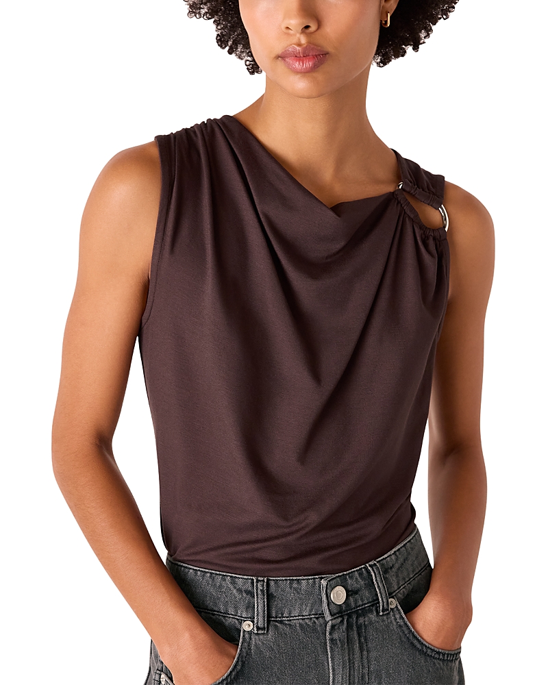 Whistles Ring Detail Sleeveless Top