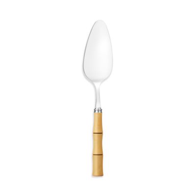 Byblos Clear Wood Cake Server