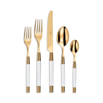 Zoe 5 Piece Gold Place Setting