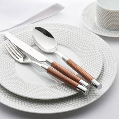 Conty 5 Piece Natural Wood Place Setting
