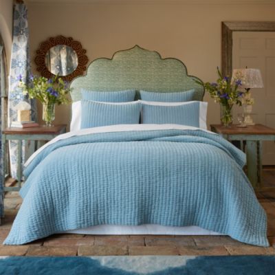 Velvet Quilted Coverlet, Queen