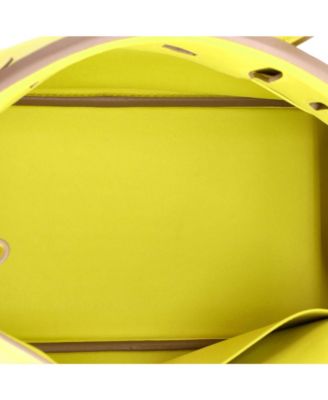 Birkin 25 Handbag Yellow Swift with Palladium Hardware