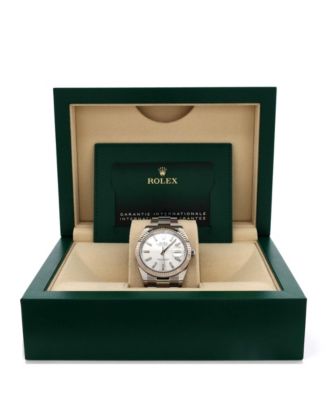 Oyster Perpetual Datejust Automatic Watch in Stainless Steel and White Gold 41mm