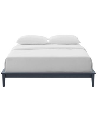 Lodge Wood Platform Bed Frame