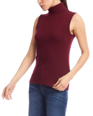 Ribbed Turtleneck Tank