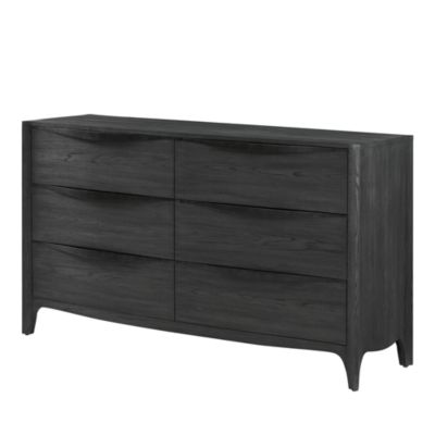 Rome Six Drawer Wood Dresser