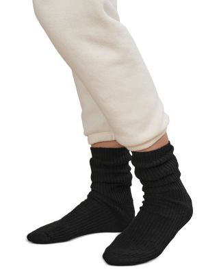Cashmere Blend Knit Socks