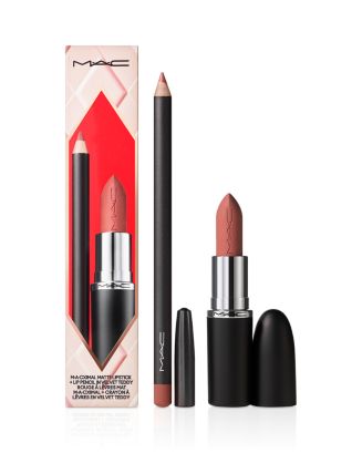 m a c totally teddy lip kit Mac Topsy-Teddy Kit. Mac Velvet Lip lustrous finish MAC Totally Teddy Lipstick &