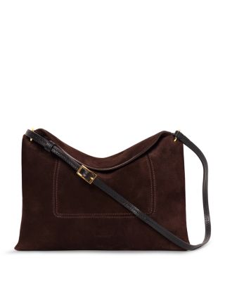 Penelope Slouch Bag in Suede