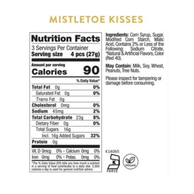 Mistletoe Kisses Candy, 4 Cubes