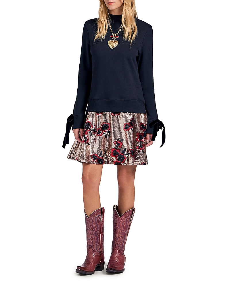 La Doublej Sporty Dress Primrose Black In Black