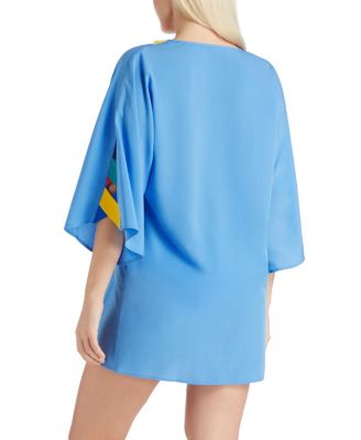  Mallorca Cross Bandage Cover-up Tunic Dress