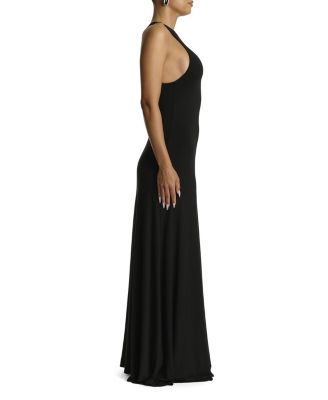 Smooth Racerback Flare Maxi Dress