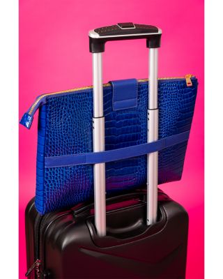 Layla Embossed Leather Laptop Case