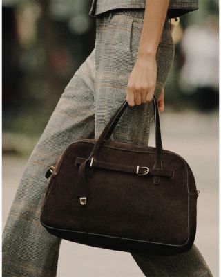 Belted Mini Suede Crossbody