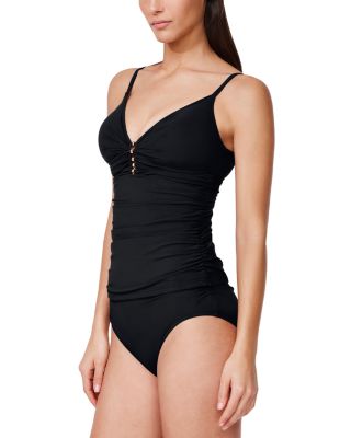 Mid Rise Shirred Bikini Bottom