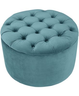 Queen Velvet Storage Ottoman