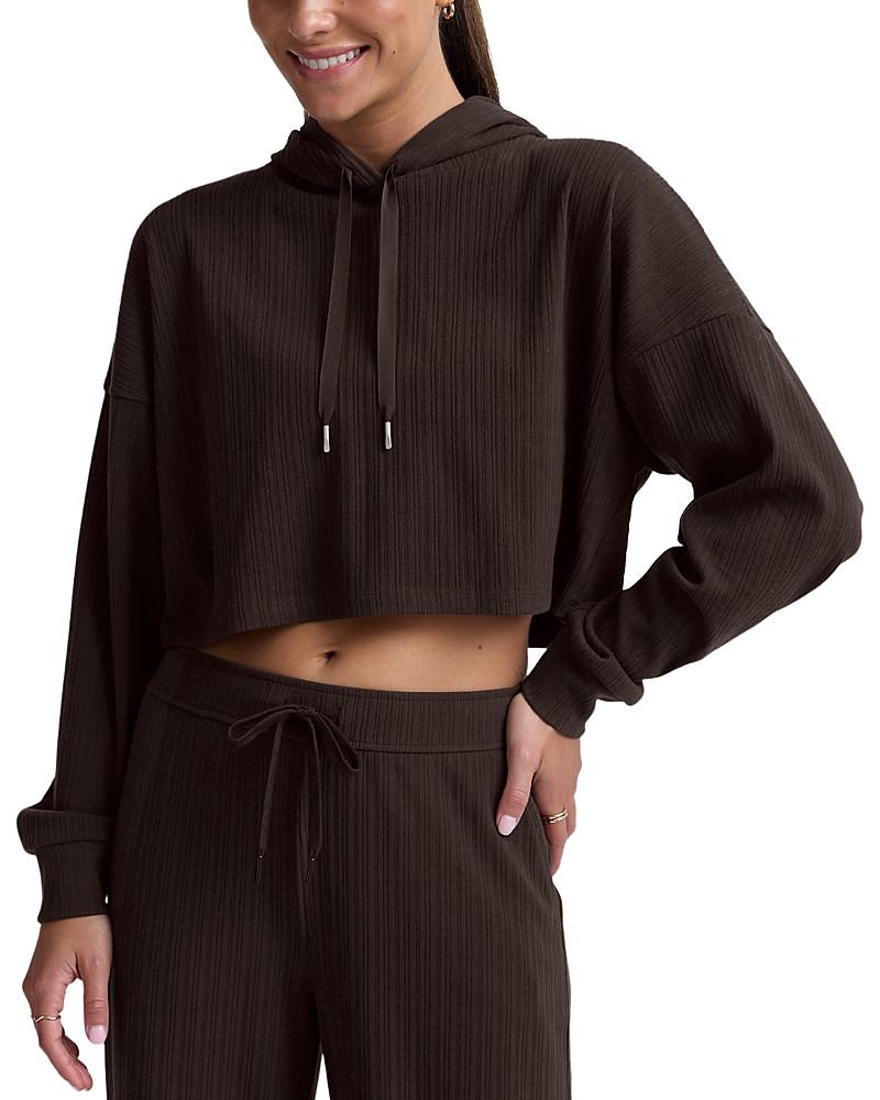 Beyond Yoga Breathe Easy Ribbed Hoodie