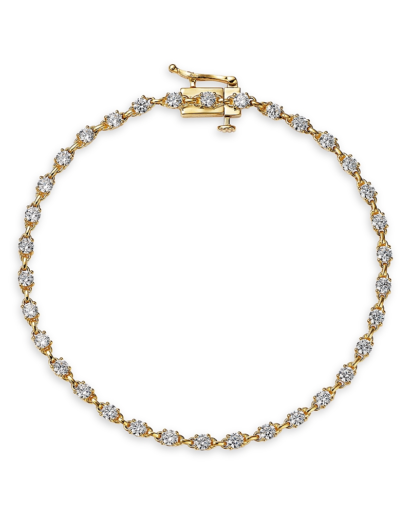 Bloomingdale's Fine Collection Diamond Station Bracelet in 14K Yellow Gold, 2.0 tcw