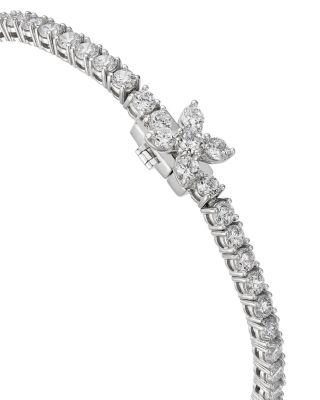 Luxe Collection Diamond Tennis Bracelet in 14K White Gold, 5.0 tcw