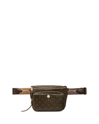 T Monogram Coated Canvas Belt Bag