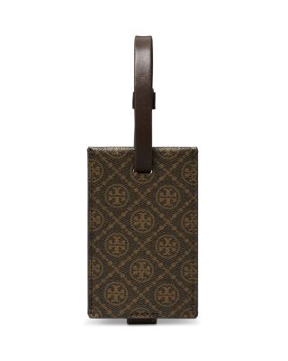 T Monogram Coated Canvas Luggage Tag