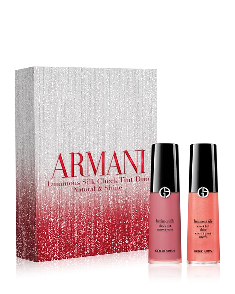 Armani Collezioni Luminous Silk Cheek Tint Liquid Blush Makeup Gift Set
