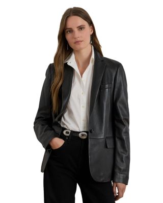 Leather Blazer