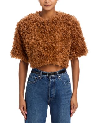 The Plush Bolero Faux Fur Jacket
