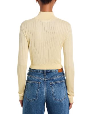 The Crop Fitted Turtleneck