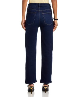 Le Sleek High Rise Straight Leg Jeans in Fairway