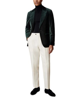 Apsara Peak Lapel Velvet Blazer