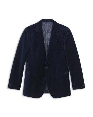 Apsara Peak Lapel Velvet Blazer