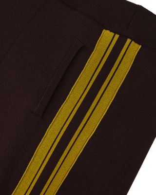 Samson Knitted Wide Leg Side Stripe Trousers