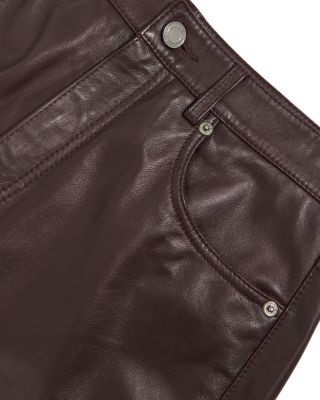 Verona Slim Leather Trousers