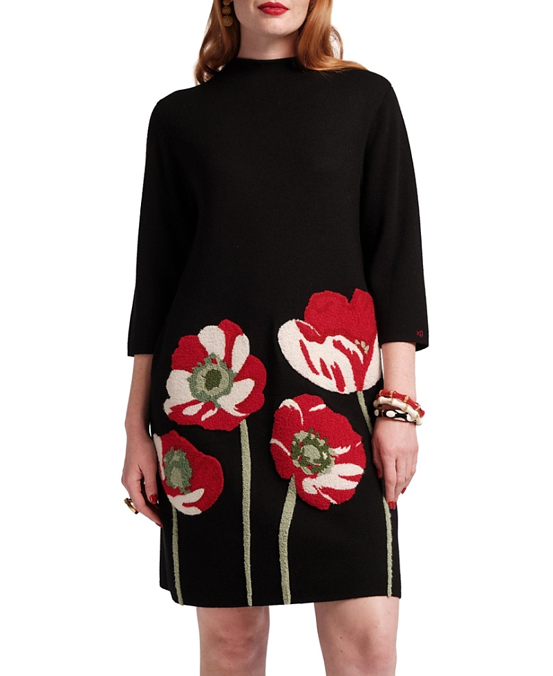 Frances Valentine Annie Dress In Black