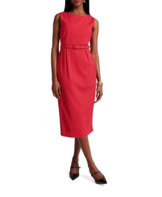 Audrey Belted Midi Dress
