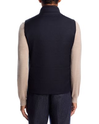 Wool Channel Quilt Travel Vest