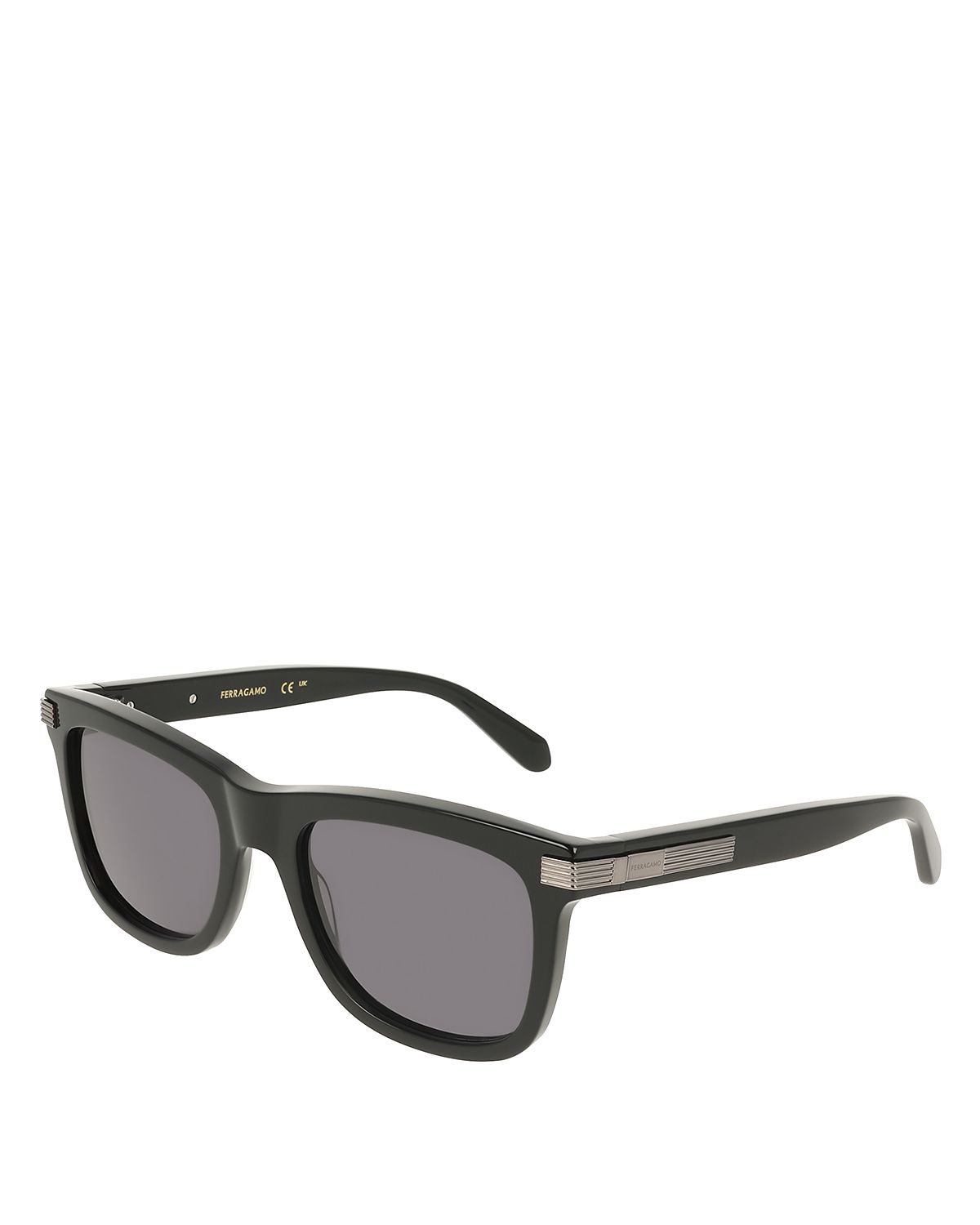 Ferragamo Solid Square Sunglasses, 55mm