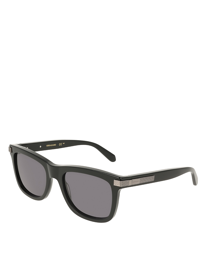Ferragamo Solid Square Sunglasses, 55mm