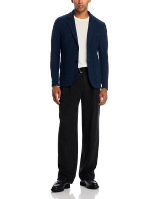 Winter Wool, Cotton & Nylon Moulin&eacute; Sweater Jacket