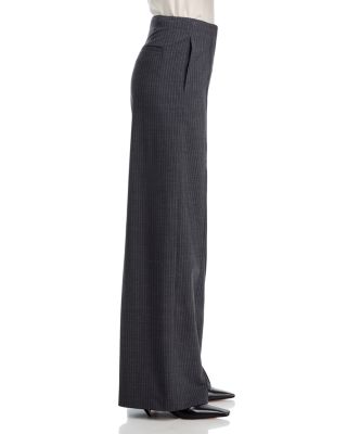 Irina Pinstripe Wide Leg Pants