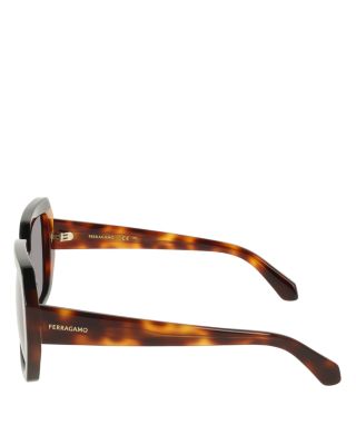 Solid Square Sunglasses, 56mm