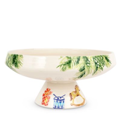 Nutcrackers Pedestal Fruit Bowl