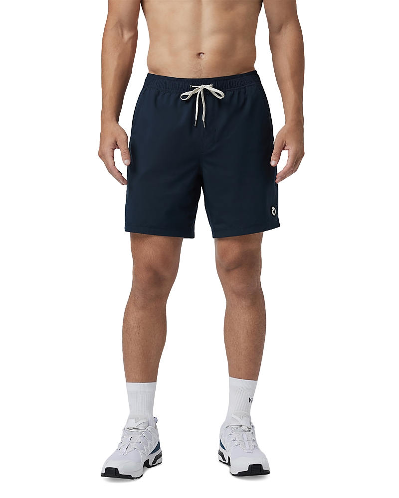 Vuori Kore Lined 7 Shorts in Blue Sea Heather